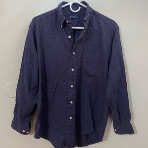 Brooks Brothers Dark Blue Casual Button-Down Shirt
